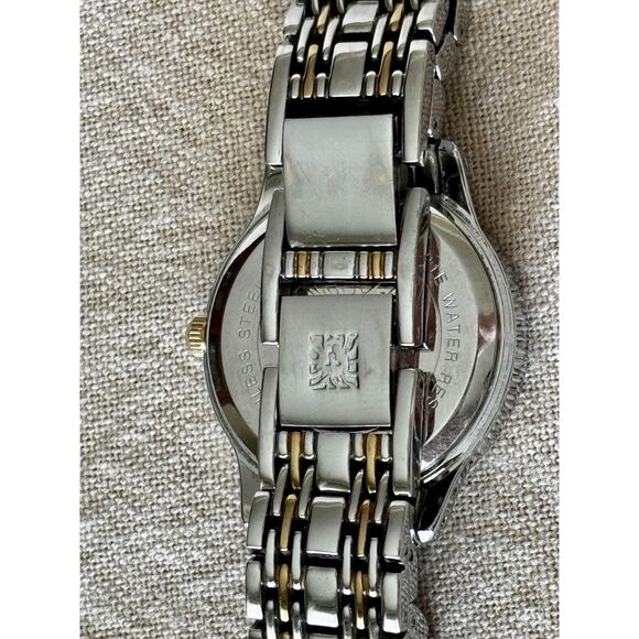 Anne Klein AK/1805 quartz two-tone women's watch, works - Picture 4 of 5